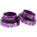 Hope Technology Bottom Bracket Threaded | 30mm Axle | 68 73 83 100 120 Width | Stainless Steel Bearings | Purple