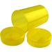 Medi-Inn beak cup 250 ml of practical set: 5 lower parts with 10 lids (5 x with opening 12 x 10 mm and 5 x with opening 4 x 4 mm) |yellow