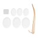 Lotion Applicator with 6 Replacement Heads - Long Handle Shower Back Scrubber for Men and Women - Professional Back Brush for Home Use - Buy Online on GoSupps.com