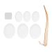 Back Brush for Shower Bath Lotion Applicator Shower Body Scrubber with Wooden Long Handle Back Scrubber Improved Skin Health for Men and Women