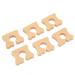 Silicone toe separators individual toe separators reduce friction prevent overlapping toes for pedicure