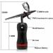 Universal Paint Spraye Mini Airbrush with Compressor Gun Cleaning Kit Replace Battery Spray Paint Foundation Makeup Model Cosmetics Device Painting Varnishing Lacquering (Color : Part B Black) - Buy Online on GoSupps.com