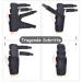 FITTOO Adjustable Wrist Finger Splint Pain Relief for Arthritis Tendonitis Trigger Finger | Black Right Hand Support (One Size) - Buy Online on GoSupps.com
