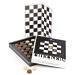 CHOCOLISSIMO Chocolate Checkers Game | 24 Pieces Chocolate | Chocolate Board Game | Dark and White Chocolate | Checkers Game | White Chocolate | Milk Chocolate | Chocolate Game