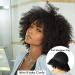 Premium Afro Kinky Human Hair Wig for Black Women - Short Curly with Bangs 180% Density - 14 & 16 Inch Options - Buy Online on GoSupps.com