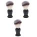 Beaupretty 3st mustache brush Face-roofal brush Razor brushes B rste Neck Clean Brush Bears Make-up Brush Barragons Beard Snids Hairbrush No hair removal mx3Pcs blackx3st