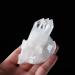 Natural White Quartz Crystal Cluster Clear Quartz Specimen Stone Crystal Point Specimen Home Decoration ningxiao (Size : 70-100g)