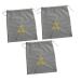 Gogogmee 3pcs Fabric Hair Bags for Hair Stuff Bag for Hair Dryer Curling Iron Travel Bag Blow Dryer 25.00X22.00X0.50CM As Shown
