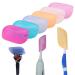 sinzau Silicone Toothbrush Cover Hygienic and Antimicrobial Toothbrush Holder for Camping Travel 6 Pack