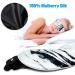 Townssilk 100% Silk Sleep Mask - Adjustable Strap, Super Soft Eye Mask - Ultimate Sleeping Aid - Marble White - Buy Online on GoSupps.com