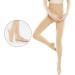 Haodasi Women Compression Pantyhose - 23-32mmHg Graduated Support Stockings for Varicose Veins - Beige Open Toe (Small) - Buy Online on GoSupps.com