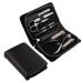Nail Clippers Set Black Nail Clipper Set Professional Pedicure Manicure Tool Men's Grooming Set Stainless Steel Portable Travel Nail Cover 8 Pieces (Color : B)