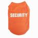 Dog shirt T-shirts puppy summer clothing dog tank top vest security welding shirt for small dog medium dog cat (xs orange) xs orange