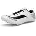 muchflash Track and Field Shoes - Professional Athletic Racing Shoes for Men and Women - White - Size 7.5 Women/7.5 Men - Buy Online on GoSupps.com