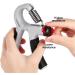 Vicloon Hand Trainer - Adjustable Forearm Training Device for Strength & Grip - Finger Coach in Black & Gray - Buy Online on GoSupps.com
