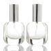 Buy 2 Pack 10ml Clear Glass Refillable Perfume Atomizer - Portable Spray Bottles for Travel with Mini Funnels & Dropper | Perfect for Scent Storage - Buy Online on GoSupps.com