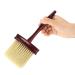 Hairdressing Neck Brush Barber Duster Brush Neck Brush Neck Brush Horsehair Hairdressing Neck Duster Hair Brush with Handle Neck Brush for Barber Shop Salon Home Wooden Sweeping Brush