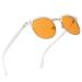 Cyxus Orange Blue Light Blocking Glasses for Men Women Gaming Glasses Redece Eye Strain Sleep Better 8056Z76 151-gaming Glasses-amber Lens