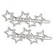 Set of 2 silver hair clips star hair clip hair accessories hair clip hair clips hair pin clips clamp for women