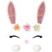 Bunny Cake Topper with Ear Foot Flowers Eye Nose for Bunny Rabbit Baby Shower and Easter Bunny Ear Set - Buy Online on GoSupps.com