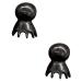 Fomiyes 2 pc octopus massage comb natural hair comb head massage with ribbing horn comb handicraft handicraft massage kamm tools women comb head massage yak-horn handmade horn consumption