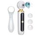 OuLi Store- Visual Electric Blackhead Remover Vacuum Deep cleaning 50 times magnification 3 Suction Heads USB plug (White+ Wrinkle remover instrument)