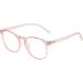Przene Blue Light Blocking Glasses - Retro Round Computer Glasses for Women & Men - Stylish Pink Design - Buy Online on GoSupps.com
