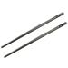 Sewing Leather Needle LQ Industrial 2PCS Manual Lacing Threading Two Pron Metal Needle Handmade Leather Tools DIY Skin Tool LeatherCraft Double Prong Needle  Black  SLNMLTT-56-2