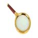 Spacmirrors Magnifying Glass 80Mm Magnifying Glass Mahogany Hand-held Magnifying Glass Magnifying Glass for Reading Circuit Appraisals Magnifier