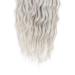 DSOAR Deep Twist Crochet Hair - 22 Ombre Kinky Curl Braiding Hair Extensions - 3 Packs Silver/Gray Synthetic Hair - Buy Online on GoSupps.com