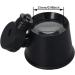 Othmro 1Pcs 10X Handheld Magnifier Lens  Diameter 0.98inch Magnifying Glass  Black Round Magnifying Loupe Glasses with 1 LED Light for Hobbyists Stamp Collectors Jewelers Watch Repairman 25mm 10x - Buy Online on GoSupps.com