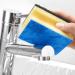 Vileda Glitzi Plus Scouring Pad - Antibacterial Kitchen Sponge Highly Absorbent Pack of 24 | International Shipping Available - Buy Online on GoSupps.com