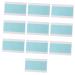 Ipetboom 10 Sheets film tape in extension replacement tape Headband double sided glue extend Wigs Supplies two sided pu adhesive tape Label Reissue block no trace extension belt