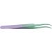 Eyelash Extension Tweezers | Curved Travel Tweezers in Purple & Green Gradient | Ideal for Professionals - Buy Online on GoSupps.com