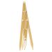 DOITOOL Eyebrow Scale Eyebrow Ruler Tool Metal Eyebrow Ruler Eyebrow Measurement Tool Miss Balance 16X4.5X0.6CM Golden