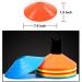ANSLYQA Set of 50 Soccer Cones with Carry Bag - Agility Training Discs for Football, Basketball & Sports Field Markers (5 Colors) - Buy Online on GoSupps.com