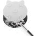  2-Pack Makeup Brush Cleaning Mat Cute Cat Animal Design Silicone Portable Brush Cleaner Pad Washing Tools with Suction Cups (Black+White) - Buy Online on GoSupps.com