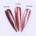 Rose Gold Nail Art Mirror Effect Powder Glitter Manicure Pigment Dust Decoration DIY Manicure 1g/Bottle - Buy Online on GoSupps.com