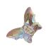 xbiez Elegant Hair Clips with Aurora Butterfly Hair Claw Clip Princess at Large Strong Hold Catch Barrettes Hair Styling Tool Colorful big butterf
