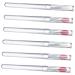 6pcs Lip Wands Silicone Lip Scrubber Lip Brush Makeup Applicator Wands for Lipstick Eyeshadow Makeup Brush Portable Lip Silicone Lip Applicator Lip Scrub Brush