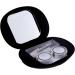 Homsfou 2er-Box Contact Lens Case with Mirror - Portable Lens Holder & Carrying Bag for Travel - Stylish Cobblestone Design - Buy Online on GoSupps.com