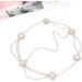 IYOU Crystal Bridal Head Chain Silver Layered Bride Headpiece Tassel Rhinestone Headband Hair Piece Festival Wedding Hair Accessories for Women (Gold) - Buy Online on GoSupps.com
