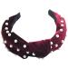 Wide Headband for Women Knotted Hairband Fabric Hairband Cross Knot Headband Hair Hoops Twist Headbands Hair Accessories For Girls (C10zhengzhi) - Buy Online on GoSupps.com