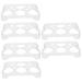Angoily 6 Pcs Egg Shelf Empty Egg Cartons Plastic Egg Trays Egg Boxes Storage Bins Pp Take Away Storage Box