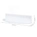 Hair Extension Rack Organizer Hair Extension Holder Reusable Acrylic Easy to Use for Weaving for Styling (White) - Buy Online on GoSupps.com