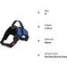 Adjustable Breathable Dog Harness with Reflective Oxford Material - Easy Control Vest Harness for Small Medium Large Dogs in Blue - Buy Online on GoSupps.com