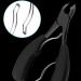 Ipetboom 1pc Double Spring Nail Double Spring Nail Clipper Ergonomic Nail Clipper Black Nail Clipper Nail Clippers Nail Stainless Steel Eagle Mouth Pliers - Buy Online on GoSupps.com