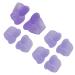 Toe separator 4 pairs of toe spacers bunion hallux valgus corrector reusable silicone toe pillows pads for overlapping toes purple