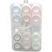 Partykindom 6-Pack Contact Lens Containers | Durable & Compact Lens Holders for Safe Storage - Buy Online on GoSupps.com