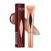 Reddhoon Contour Beauty Wand Liquid Face Contouring Stick with Cushion Applicator Natural Matte Finish Contour Stick Super Silky Lightweight Blendable Cream Contour Stick for Face Cheek (02# Contour)